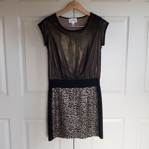 Joseph Ribkoff Midi Stretch Dress Drop Waist Floral Pattern Skirt Womens 6